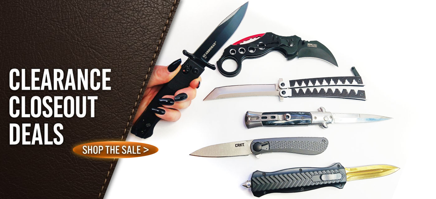 Butterfly Balisong Godfather Stiletto Automatic Switchblade SRM Sanremu EDC Pocket Knives